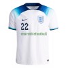 Maillot de Supporter Angleterre BELLINGHAM 22 Domicile Coupe du Monde 2022 Pour Homme